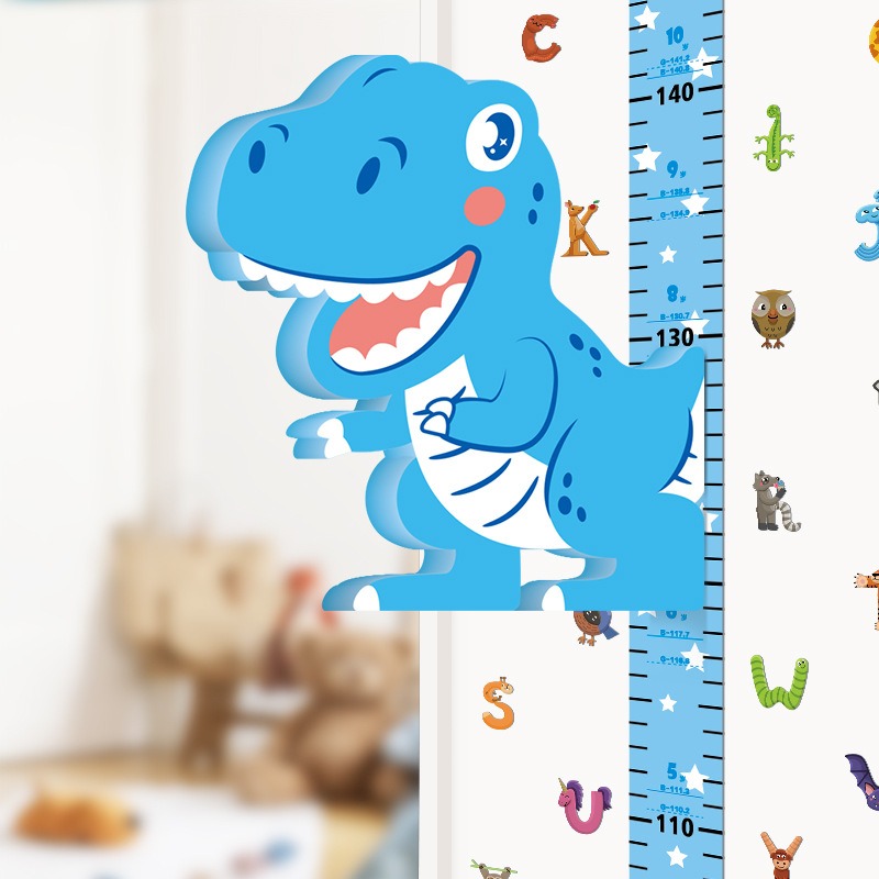 Baby Girl Nursery Quotes - Lineal Giraffe 3D Höhenaufkleber Baby Kinder