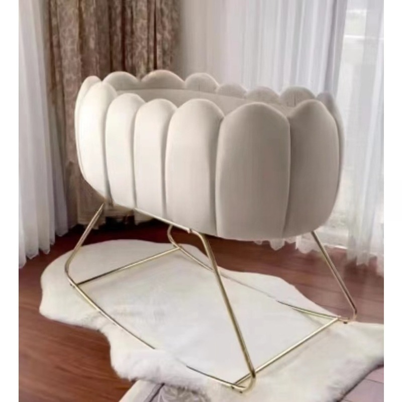 Baby Nursery Frames - Wiege für Neugeborene, Manuell Schaukelnde Babywiege,