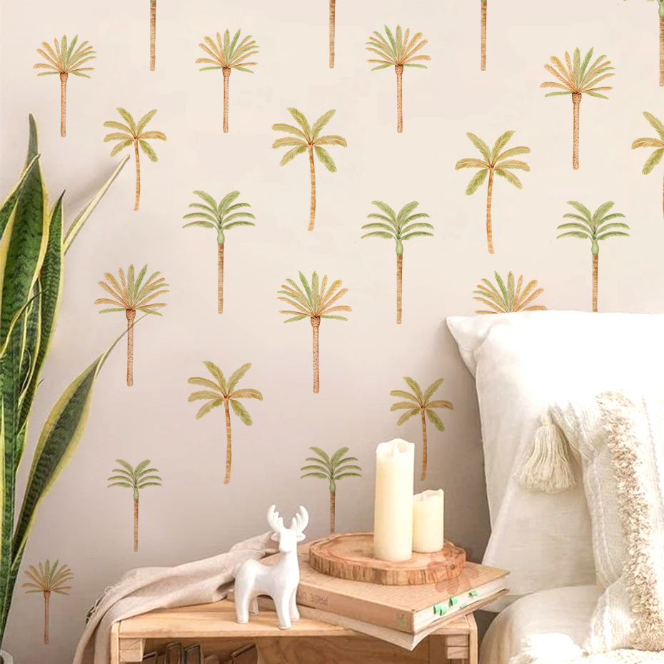 Boho Kokospalme Wandaufkleber  – Baby Nursery Boy Bewertung und Preis