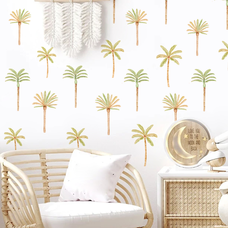 Boho Kokospalme Wandaufkleber  – Baby Nursery Boy Bewertung und Preis