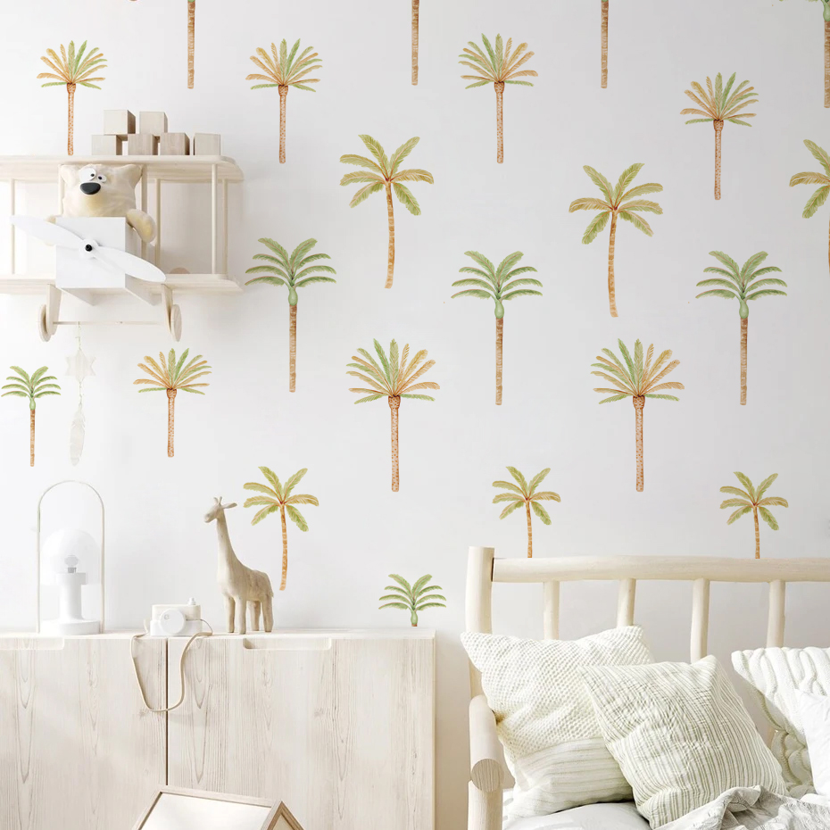 Boho Kokospalme Wandaufkleber  – Baby Nursery Boy Bewertung und Preis