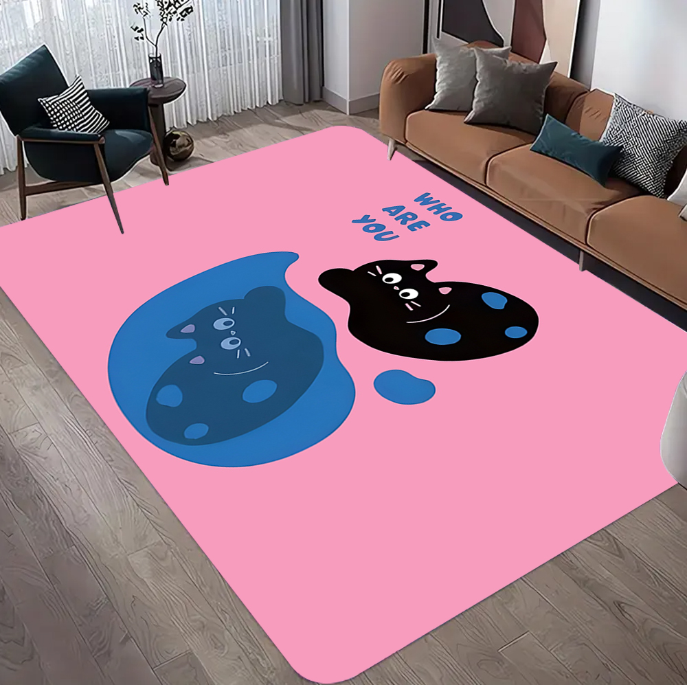Rosa Stadtteppich für Mädchen, – Baby Nursery Decor Girl Bewertung und Preis