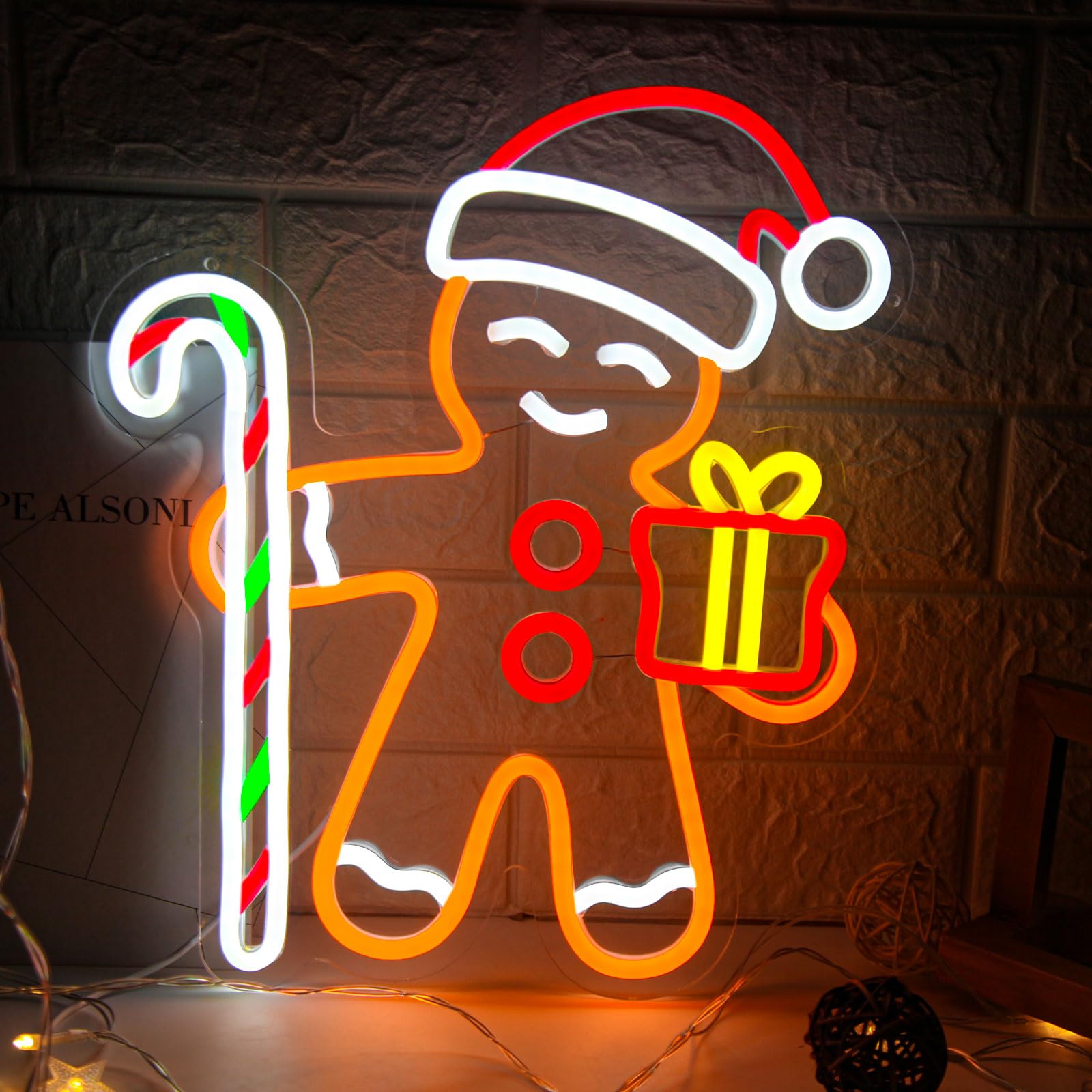 Lebkuchenmann LED-Neonschild f – Baby Nursery Wall Lights Bewertung und Preis